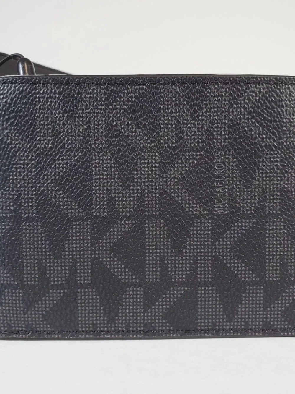 Michael Kors Black Signature MK Slim Wallet
